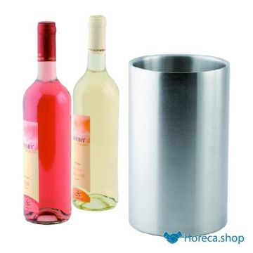 Bottle cooler stainless steel double-walled