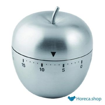 Kitchen timer apple stainless steel