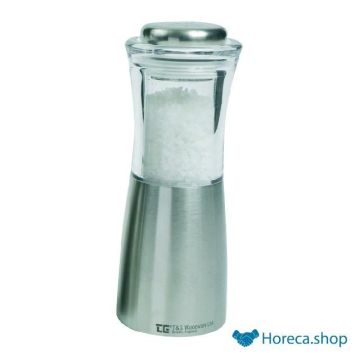 Moulin à sel inox   acrylique crushgrind apollo 15 cm