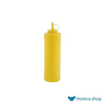 Squeeze bottle 24 cl. yellow with cap