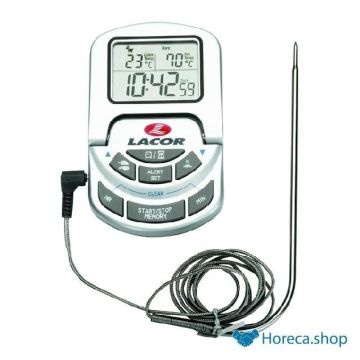 Oven thermometer with sensor