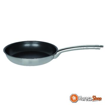 Frying pan stainless steel   non-stick 28x5.5 cm