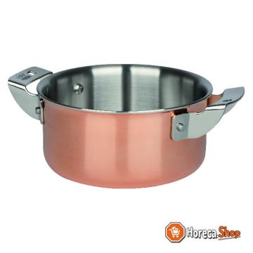 Pan medium - copper - 16x8 cm