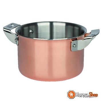 Saucepan deep - copper - 16x11 cm