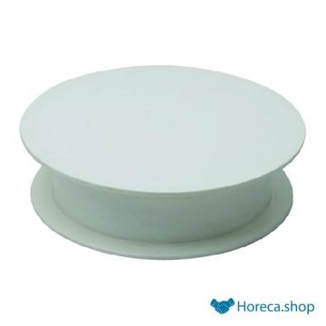 Cake tray rotatable 31.5 cm white