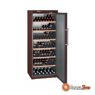 Wijnkoelkast terrakleur - dichte deur | 312 flessen |  | 666 liter | wkt 6451 | 75x76x(h)193cm