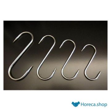 Stainless steel s-hook - length 100 mm
