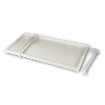 Condensation collecting dish 940x420 mm plastic - individual
