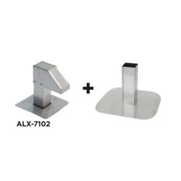 Aluminum roof terminal with adjustable base complete kit: lac-794 base