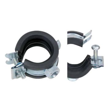 Metal   rubber bracket 40 - 43 mm mounting m8 - nps 1 1 4