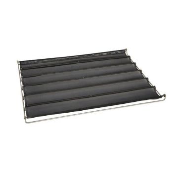 Baking tray stainless steel 400x800 4 baguettes