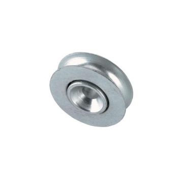 Concave ball bearing with opening