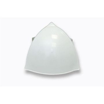 Pvc shell large rounded corner - ral 9010