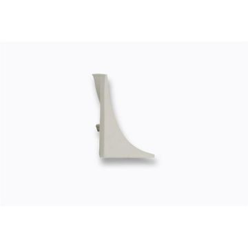 End piece for medium rounded corner pvc   ral 9002