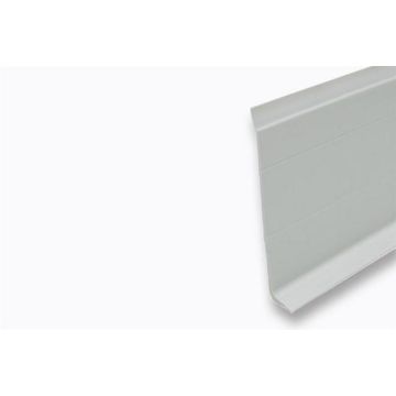 Pvc skirting board - to be glued - ral 9002 (off-white) - l = 4m