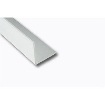 Profil composite droit en l 75 x 40 mm blanc standard - l = 4 m
