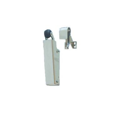 Dictator door catch - stainless steel - - for outside mounting 50 n. hook 1009