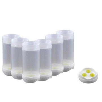 Flacon de sauvegarde 473 ml - membrane moyenne à trois trous (boîte de 6 pièces)