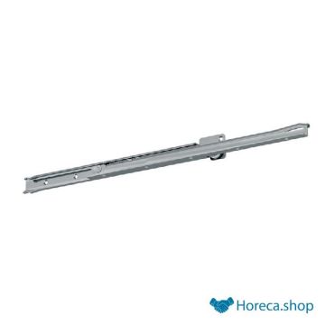 Stainless steel drawer runner type 100 - single - 700 mm
