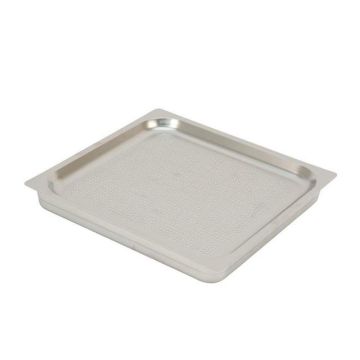Stainless steel gastro 2 3 - h 65mm - perf. flat board