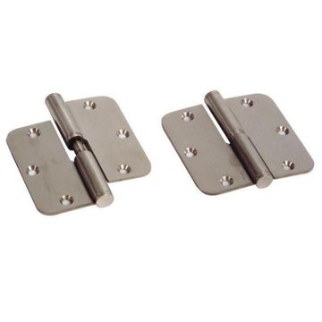 Removable stainless steel door hinge - right
