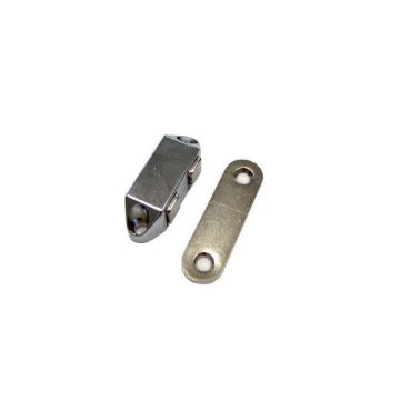 Nickel-plated magnet - surface-mounted - 2 magnets - max. 225