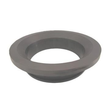 Rubber waste tube ring - funnel shape - gray
