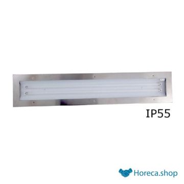 Recessed lighting for cooker hood - aisi304 out dim. 995x200x54 mm - ip55 t5 2x21w