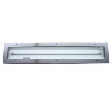 Recessed lighting for cooker hood - aisi304 out dim. 1300x200x54 mm - ip55 t5 1x28w