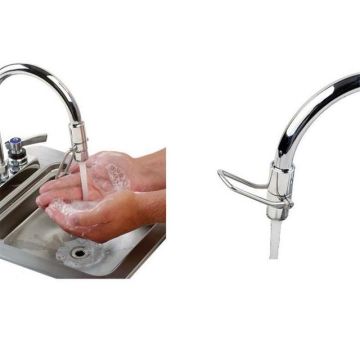 Quik wash - hands-free faucet operation