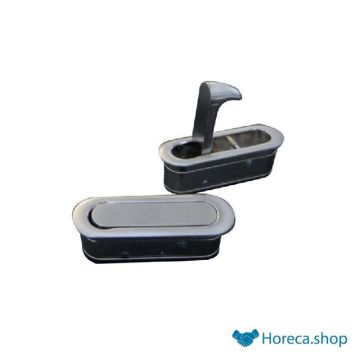 Nickel-plated built-in handle - small