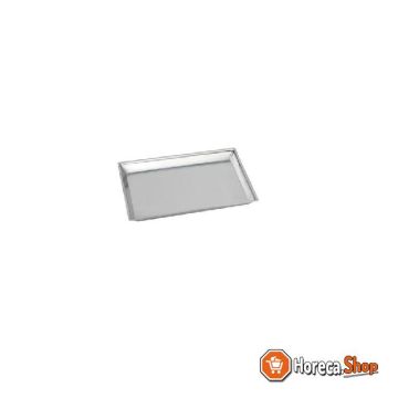 Stainless steel counter dish 290x210x20 mm18   8
