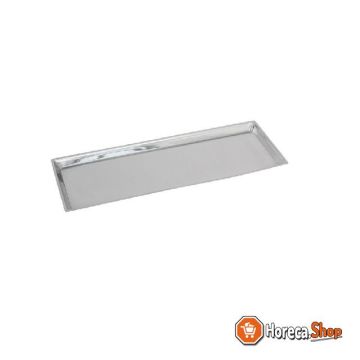 Stainless steel counter dish 580x210x20 mm18   8