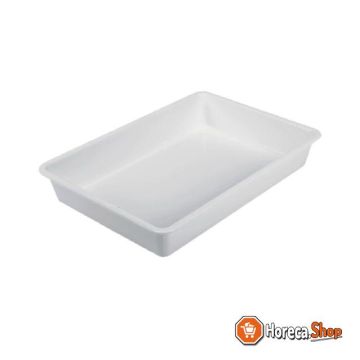 Deep container 430x310x80 mm - abs white