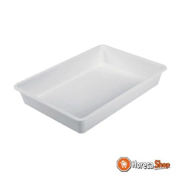 Deep container 490x350x80 mm - abs white