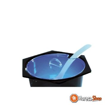Lid with spoon recess for salad bowl 2121gp
