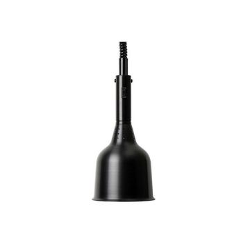 Wärmelampe schwarz h = 360 mm - durchmesser 180 mm - lampe 250w inkl