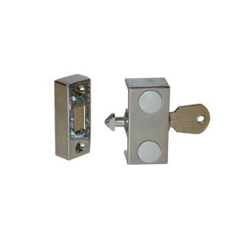 Keeplock - slot met sleutel - verchroomd