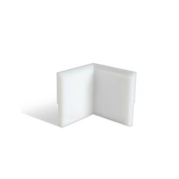 Inner corner for ppe-200 - 100x15 mm without insert profile - 100x100 mm