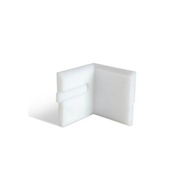 Inner corner for ppe-210 - 100x15 mm with insert profile - 100x100 mm
