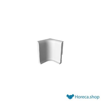 Inner corner for skirting ppu-100 - pur 100x12 mm - ral 9010