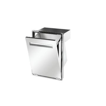 Au53 - waste container - stainless steel 442x502 mm