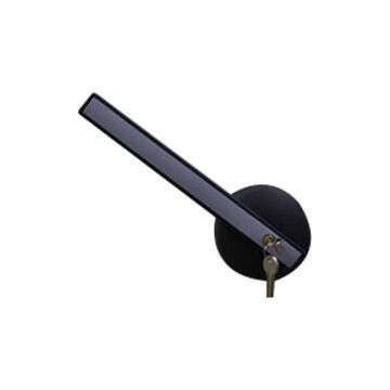 Single point swivel handle - left   right with key - for panel thickness 60 mm