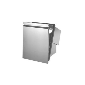 Nu14 - tilting waste container - stainless steel 365x586 mm