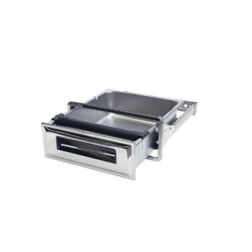 Ap27f - drawer without protective cover - stainless steel 348x135 mm
