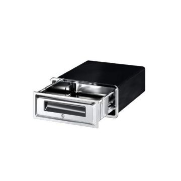 Ap282 - petit tiroir pour documents avec serrure - acier inoxydable 354x140 mm