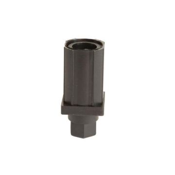 In-tube foot 35x35 mm - composite - black