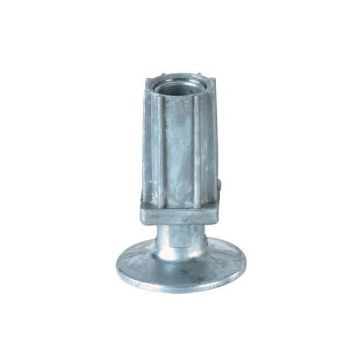 In-tube foot for square tube - 30x30 mm