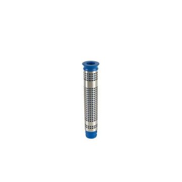 Perforated stainless steel standpipe with plastic insert tube - h = 155 mm