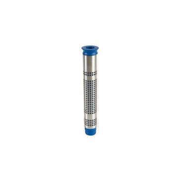 Perforated stainless steel standpipe with plastic insert tube - h = 205 mm